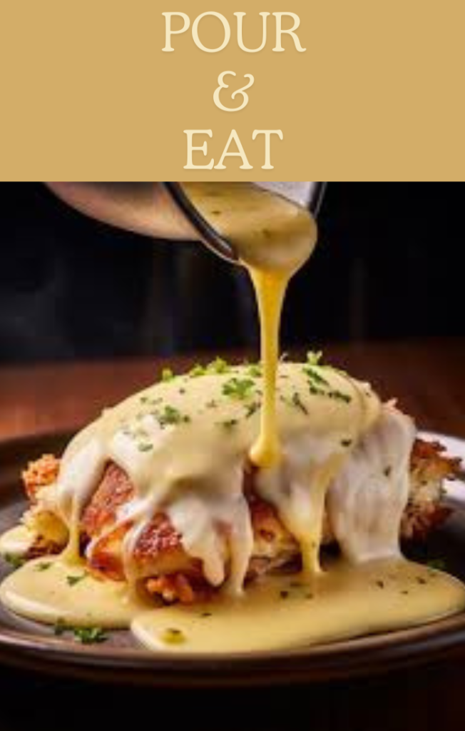 chicken breast with hollandaise sauce