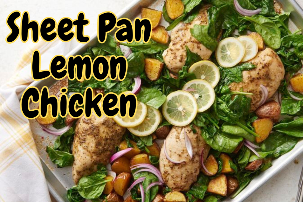 sheet pan lemon chicken