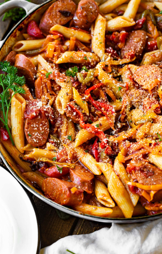 italian sausage pasta skillet